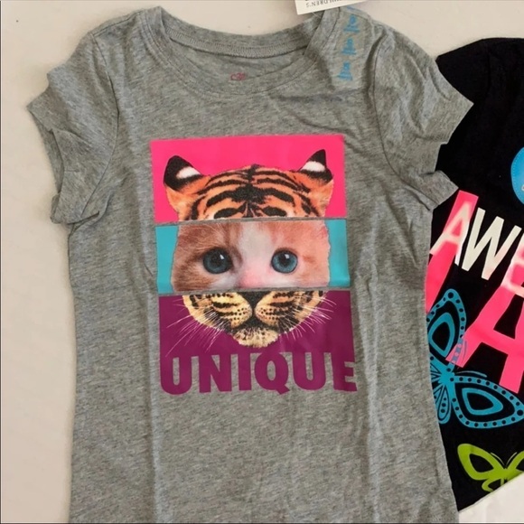 (NWT) The Children’s Place Girl's (3) T-Shirt Bundle, Size: 5/6 - Picture 5 of 9